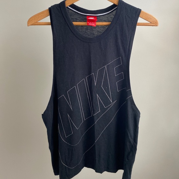 Nike tank top black medium xsmall